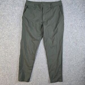 BYLT Everyday Pant 2.0 Mens XL‎ 34x27 Green Stretch Casual Pants Comfort Office